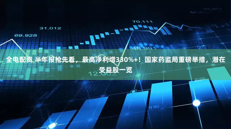 全电配资 半年报抢先看，最高净利增330%+！国家药监局重磅举措，潜在受益股一览